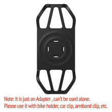Universal Silicone Adapter For SinceTop Quick Mount Phone Holder For Air-vent/Car/Bike/Belt Clip/Wall/Armband/Wristband
