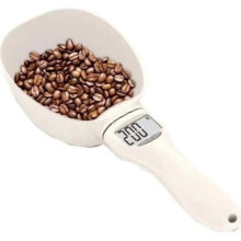 Electronic Spoon Measuring Food Pets Water Shovel Kitchen Scale Portable Removable Led Display Dog Feeding