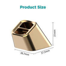 (Gold)Car Mobile Phone Holder Bracket Air Outlet Accessories Charger Stand Base Dashboard Mount Phone
