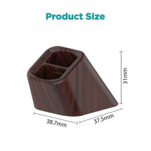 (Dark Brown)Car Mobile Phone Holder Bracket Air Outlet Accessories Charger Stand Base Dashboard Mount