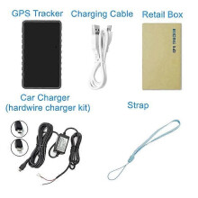 (Med billaddare)Realtid Vattentät Mini Gsm Gprs Barn Barn Fordon Bil Gps Tracker Personal Locator