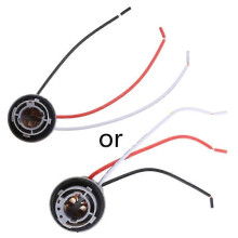 1157Glödlampssockel BAY15D Lamphållare P21/5W Adapter Sockelkontakt För bromsljus Plast Biltillbehör