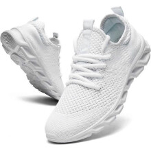 Sneakers för män - Lätta joggingskor som andas - Vita