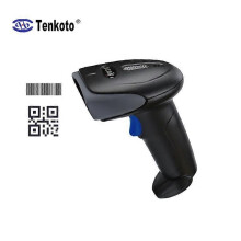 USB 1D QR 2D streckkodsläsare Handhållen trådkodsläsare CCD PDF417 Data Matrix Bar Format Automatisk