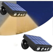 Lampe solaire d'extérieur - Noname - 1 pièce - Détecteur de mouvement - LED - Noir