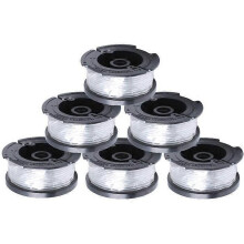 Poweka 6-pack strängad trimmerlina för Black & Decker STC1820, STC1820CM, STC1840, STC1840EPC