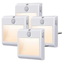Veilleuse LED - Non spécifié - Lot de 2 - Détecteur de mouvement - Capteur de lumière - Blanc chaud