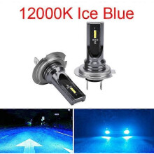 (H8)2st H7 Led H4 Canbus CSP Chips Bilstrålkastare Glödlampor H1 H11 H8 HB3 9005 HB4 Dimljus 6000K 4300K