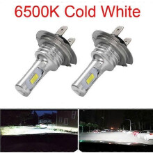(H8)2st H7 Led H4 Canbus CSP Chips Bilstrålkastare Glödlampor H1 H11 H8 HB3 9005 HB4 Dimljus 6000K 4300K