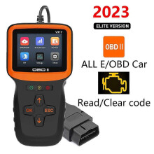(Färgskärm)Eobd Obd 2 obd2 skanner bil professionell diagnostikverktyg Kontrollera bilmotorfel