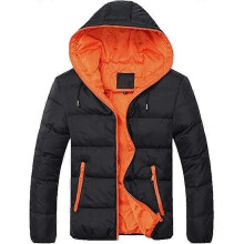 Veste d'hiver chaude en duvet pour homme, manteau épais, grande taille, veste de moto épaisse et chaude,