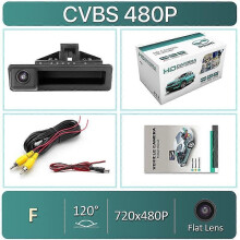 (CVBS-720x480P) Caméra de recul GreenYi 170 1920x1080P HD AHD pour véhicule BMW Série 3 BMW 5 X5 X1