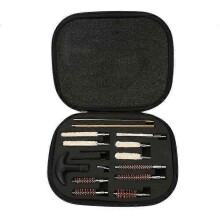 Kit de nettoyage d'armes à feu 16 pièces Kit de nettoyage d'armes à feu de luxe