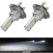 (H8)2st H7 Led H4 Canbus CSP Chips Bilstrålkastare Glödlampor H1 H11 H8 HB3 9005 HB4 Dimljus 6000K 4300K