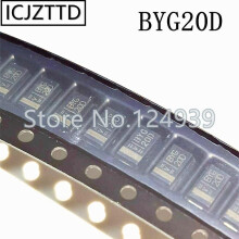 20 pièces Byg20g SMA Nouveau Byg20g-e3/tr Byg20g-e3 Byg20 Do-214ac SMD Redresseur Byg20d Byg20j