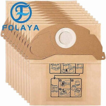 FOLAYA 10 Replacement Filter Bags for Karcher WD2 MV2 6904-3220 WD2250 A2004 A2054 Vacuum Cleaner