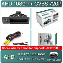 Caméra de recul GreenYi 170 1920x1080P HD AHD (AHD 1080P-175Deg) pour BMW Série 3, BMW 5, X5, X1