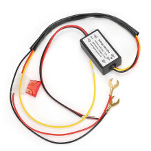 DRL Controller Bil Smart LED Körljus Dimmer Automatisk På Av Styrenhet DRL Relä Sele