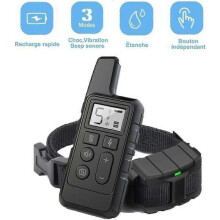 Oplaadbare anti-blafhalsband voor honden met 5 instelbare niveaus en 3 modi. Trainingshalsband voor