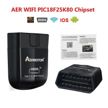 (AER WIFI 25K8023mm)AER ELM327 V2.2 PIC18F25K80 Bluetooth 4.0 OBDII Auto Diagnostic Code Scanner ELM