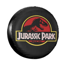 (1)Jurassic Parkin vararenkaan suojus Jeep Mitsubishi Pajero Sci Fi Dinosaur -auton renkaiden suojavarusteille
