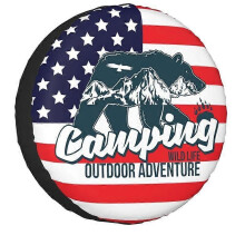 (816 tuumaa)Mountain Grizzly Bear vararengassuoja Jeep Wrangler Wildlife Adventure 4WD 4x4 RV Carlle
