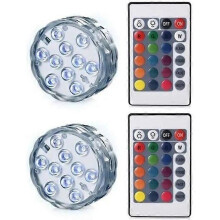 Projecteurs LED sous-marins étanches IP68 - GOBRO - Multicolore - Aquarium/Piscine