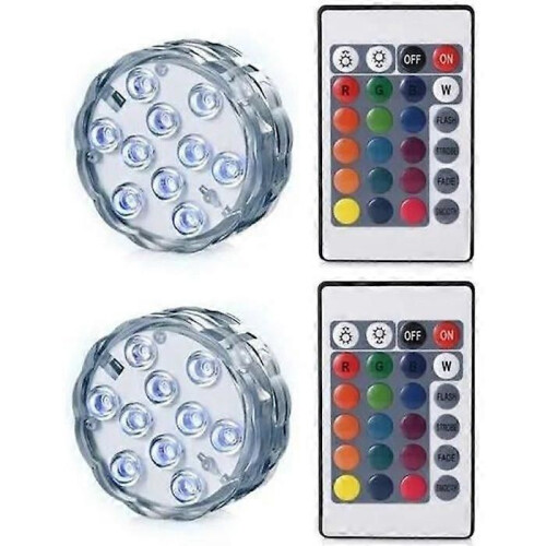Projecteurs LED sous-marins étanches IP68 - GOBRO - Multicolore - Aquarium/Piscine