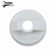 (ABS wit) JIDIXIAN Tankdeksel voor Jeep Commander 2006-2010 Auto Binnenste Brandstoftankdop Decoratiedeksel