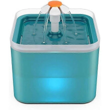 Fontaine à eau silencieuse pour chat et chien 2 L avec filtre remplaçable
