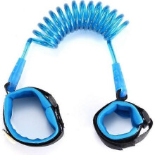 Imbragatura anti-smarrimento da polso per neonati e bambini - Blu - 1,5 m