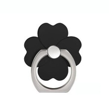 (A02-Black)Extremely Thin Luxury Metal Mobile Phone Socket Holder Universal Telephone Magnetic Car Bracket