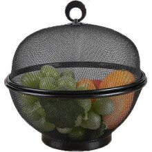 Fruktkorg - Mesh - Stor kapacitet - Lock - Metall - Modern