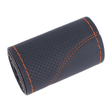 (Orange Line) DIY-bilrattskydd Universal 38cm flätskydd för ratt Andas