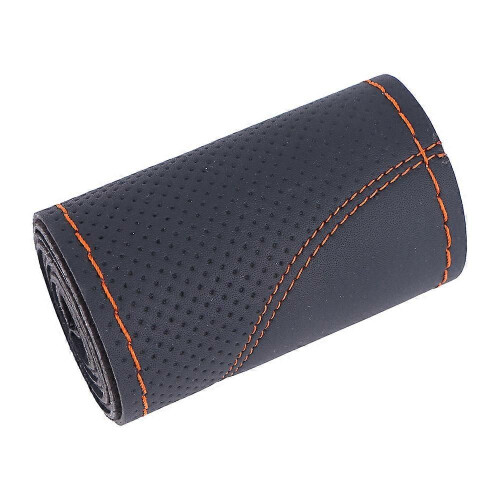 (Orange Line) DIY-bilrattskydd Universal 38cm flätskydd för ratt Andas
