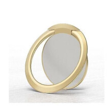 (A22-Gold)Extremely Thin Luxury Metal Mobile Phone Socket Holder Universal Telephone Magnetic Car Bracket