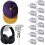 Wall-mounted cap holder - YSTP - 12 pieces - Plastic - White - Max load 2 kg 1