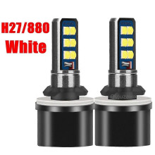 2st Super New H27 881 880 H27W 862 886 894 LED-lampor Bil främre dimlampa Körljus Auto Anti-dimma