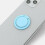 (A42-Blue)Extremely Thin Luxury Metal Mobile Phone Socket Holder Universal Telephone Magnetic Car Bracket 1