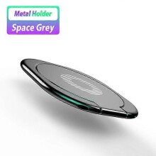 (grey ring holder)Universal Multipurpose Mobile Phone Holder Car Air Vent Grip Mount Stand Rotation