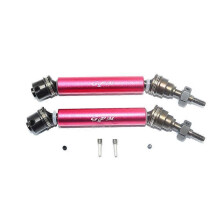 Arbre de transmission avant CVD en métal (rouge) GPM 6851A 6851R 6851X pour Traxxas 1/10 Rustler Hoss