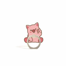 (7)Bear Unicorn Panda Finger Ring Mobile Phone Stand Holder For iPhone XS Huawei Cell Smart Round Phone