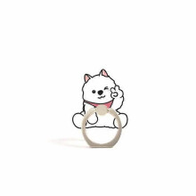 (5)Bear Unicorn Panda Finger Ring Mobile Phone Stand Holder For iPhone XS Huawei Cell Smart Round Phone