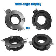 (L05)Anpassad LED H1 H7 Strålkastare Glödlampor Adapter Hållare Sockel Bashållare 2 st L01 L02 L03 L04
