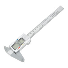 Digital Caliper 6in LCD Screen, 0.1mm Resolution, Silver