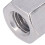 10PCS M10 Stainless Steel Hex Coupling Nut, 17mm Length, Silver 4