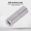 10 pcs M6x1 Threaded Rod Connector Hex Coupling Nut 30mm Steel Rust Proof 4