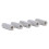 10 pcs M6x1 Threaded Rod Connector Hex Coupling Nut 30mm Steel Rust Proof 14