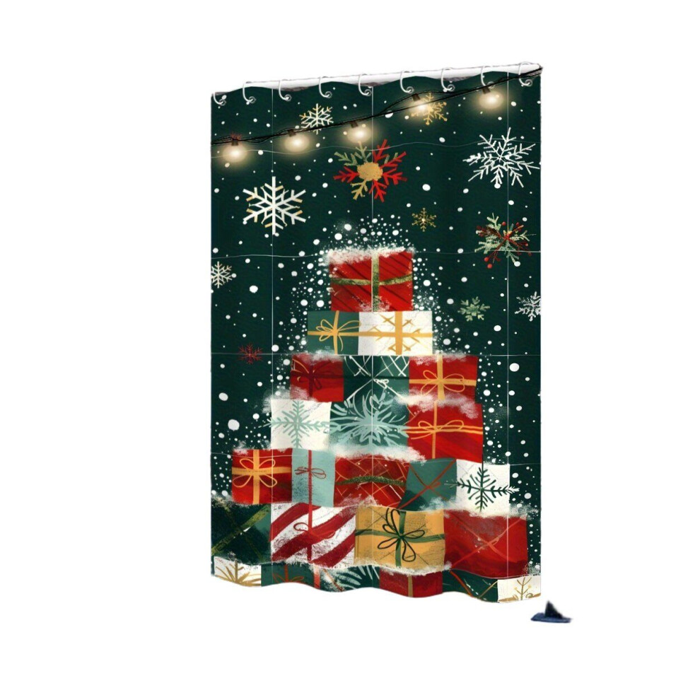 Rideau d'extérieur de Noël à cliquet, 1 pièce - 180 x 180 cm