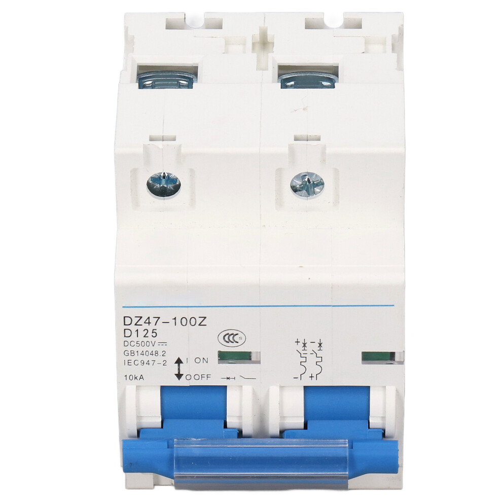 Dc Circuit Breaker 10Ka 36Mm Din Rail 125A Overload Protection 9351339415371